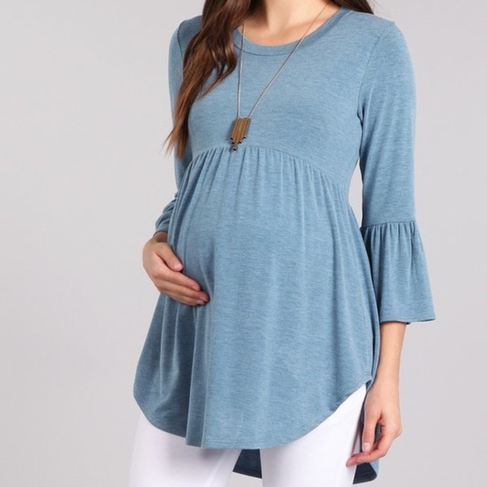 Ruffle Sleeve Tunic